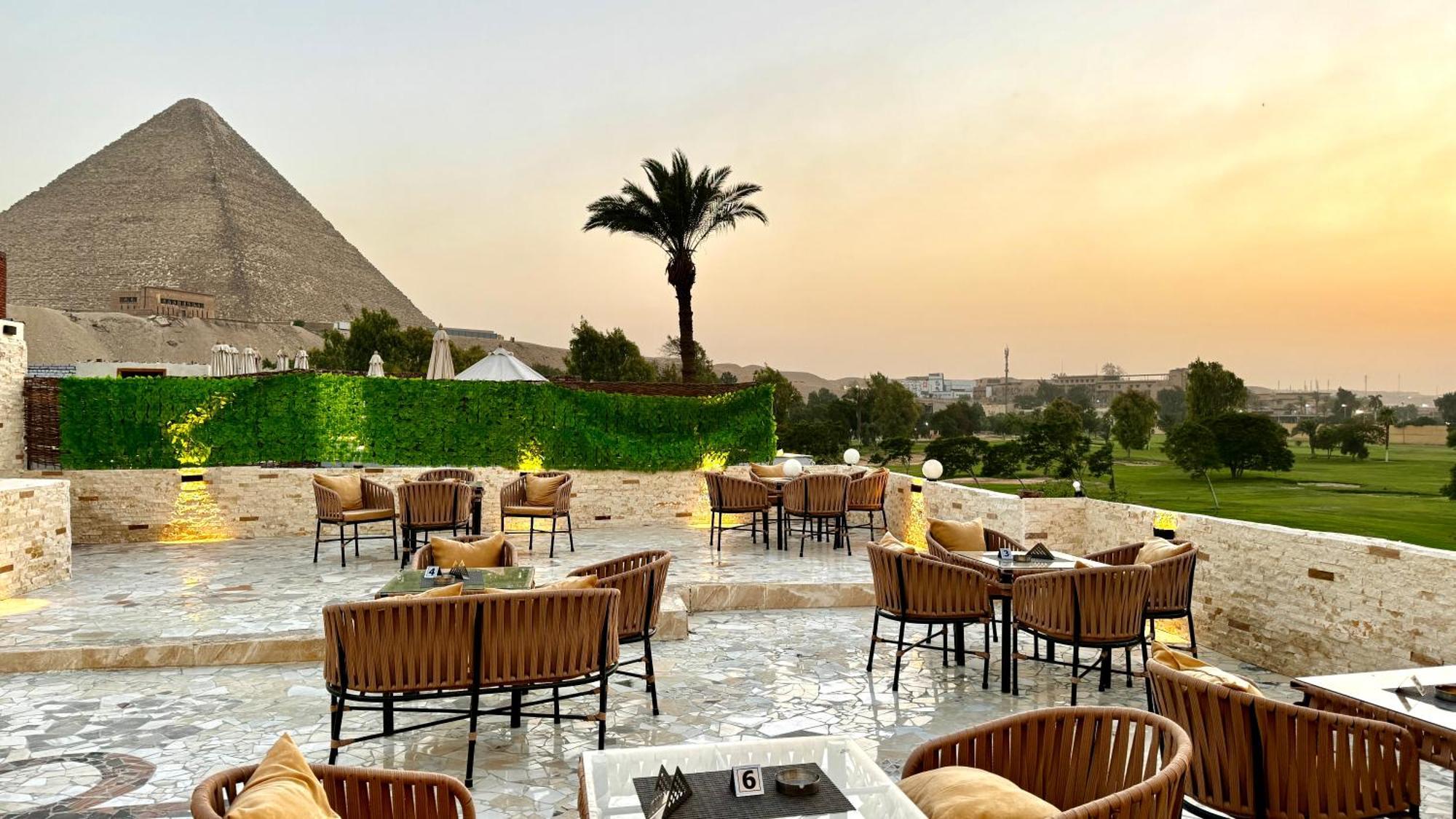 Hotel Golf Pyramids View Kafret el-Gabal Zewnętrze zdjęcie